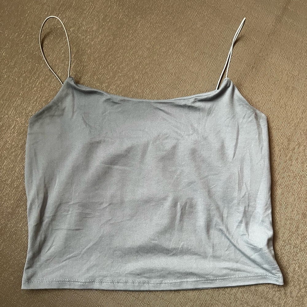 Light Blue Crop Tank S